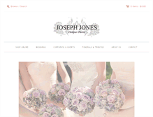 Tablet Screenshot of josephjones.co.nz